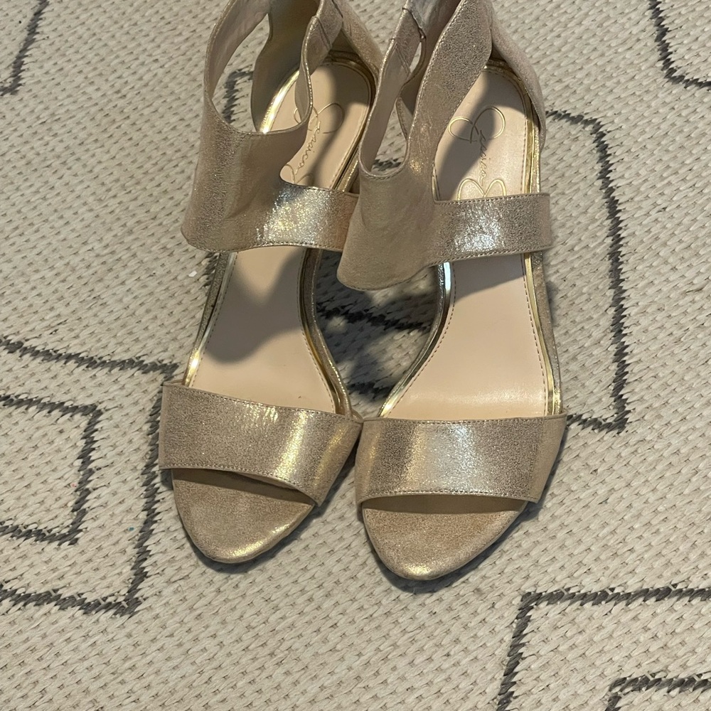 Jessica Simpson Gold Women's Sandals